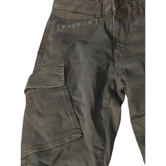 J Brand Mid Rise Skinny Jeans Dark Blue Denim Ankle Zippers Size 24 - Picture 2 of 7